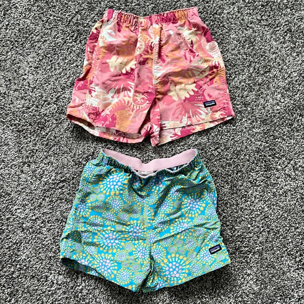 Toddler girl Patagonia Baggie Shorts